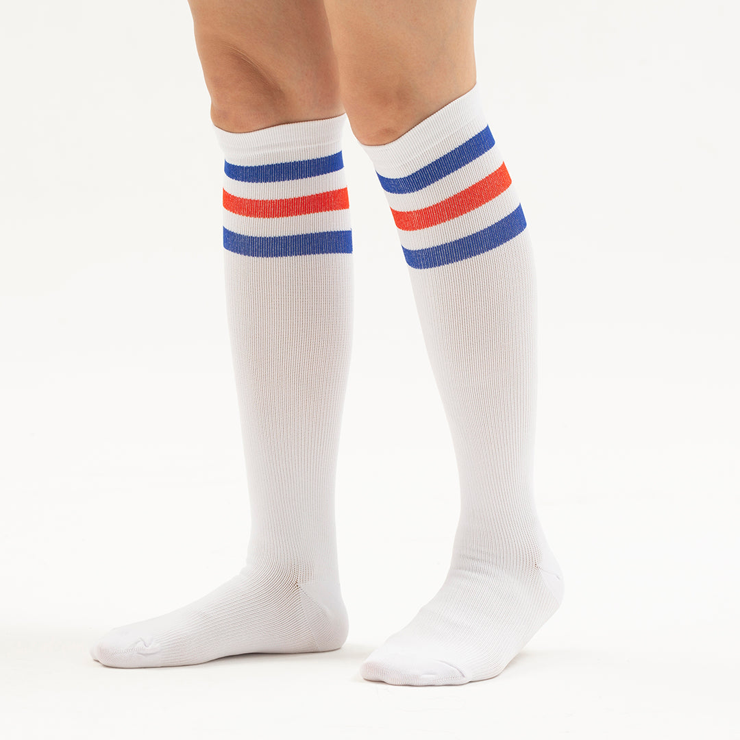 3 Stripe Knee-High Compression Socks
