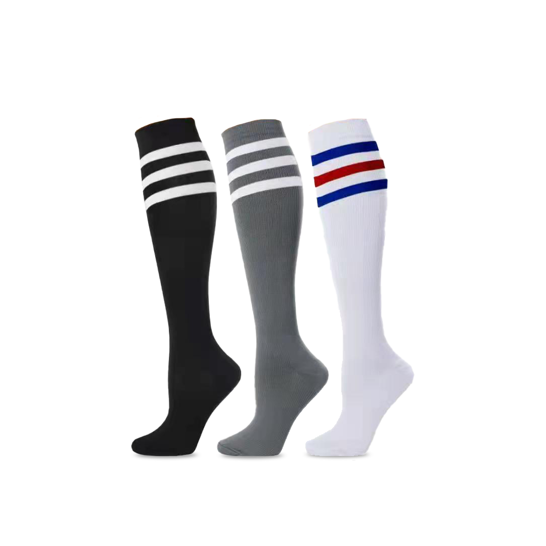 3 Stripe Knee-High Compression Socks