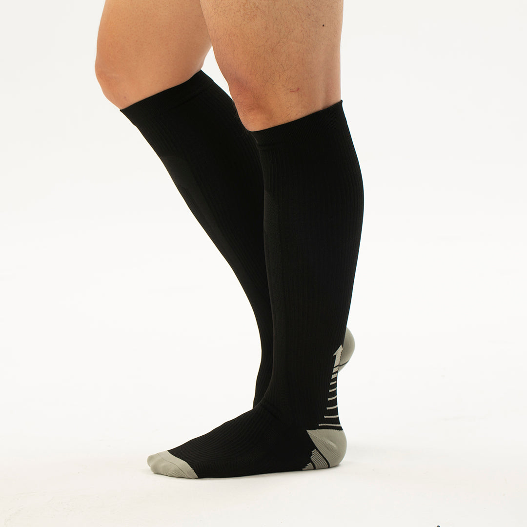 Solid Knee-High Compression Socks