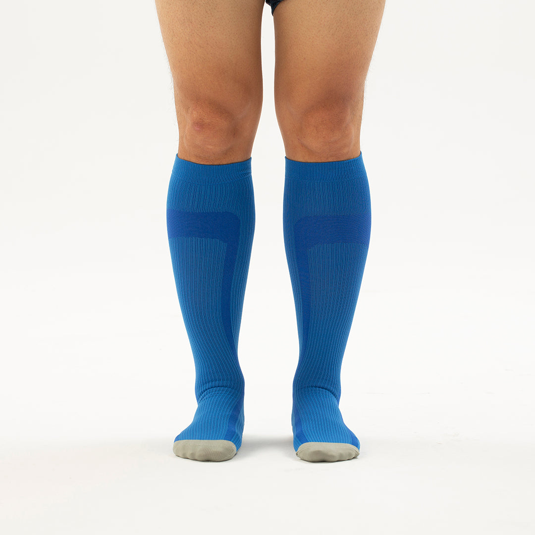 Solid Knee-High Compression Socks