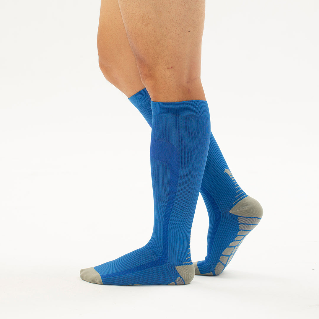 Solid Knee-High Compression Socks