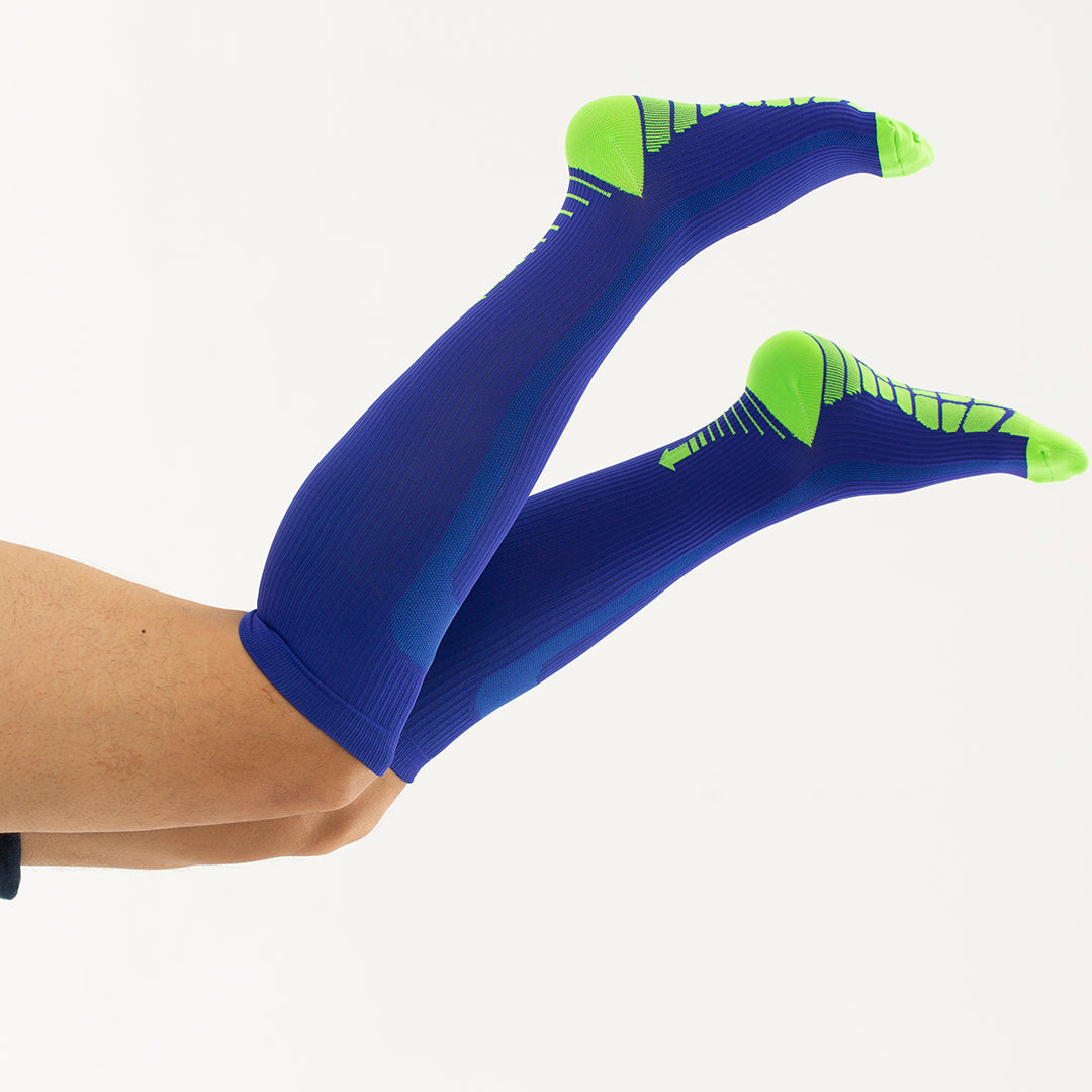 Solid Knee-High Compression Socks