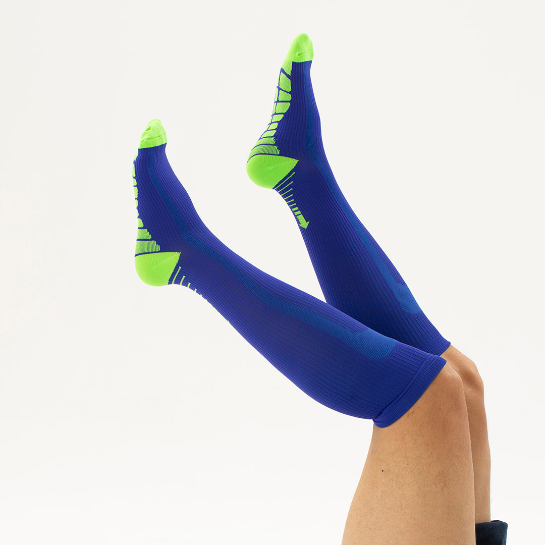 Solid Knee-High Compression Socks