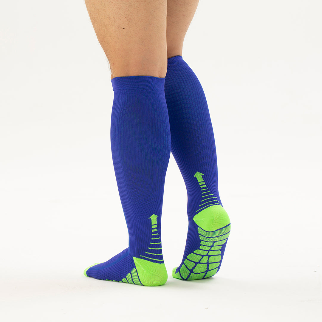 Solid Knee-High Compression Socks