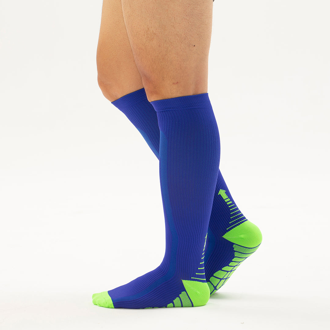 Solid Knee-High Compression Socks