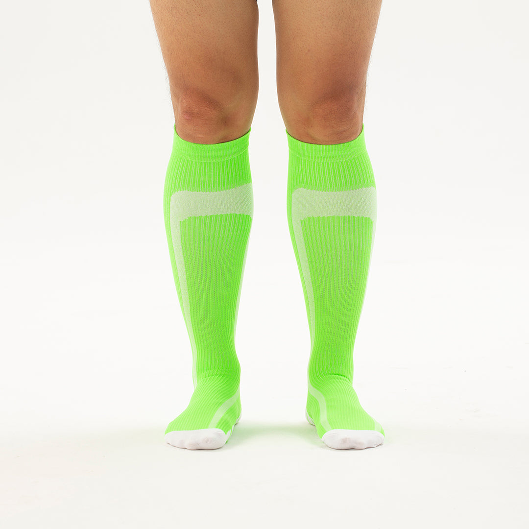 Solid Knee-High Compression Socks