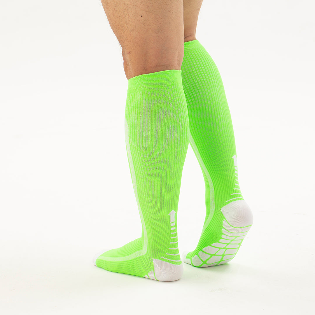 Solid Knee-High Compression Socks