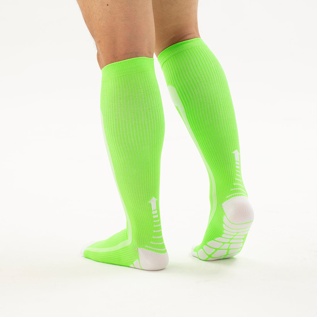 Solid Knee-High Compression Socks