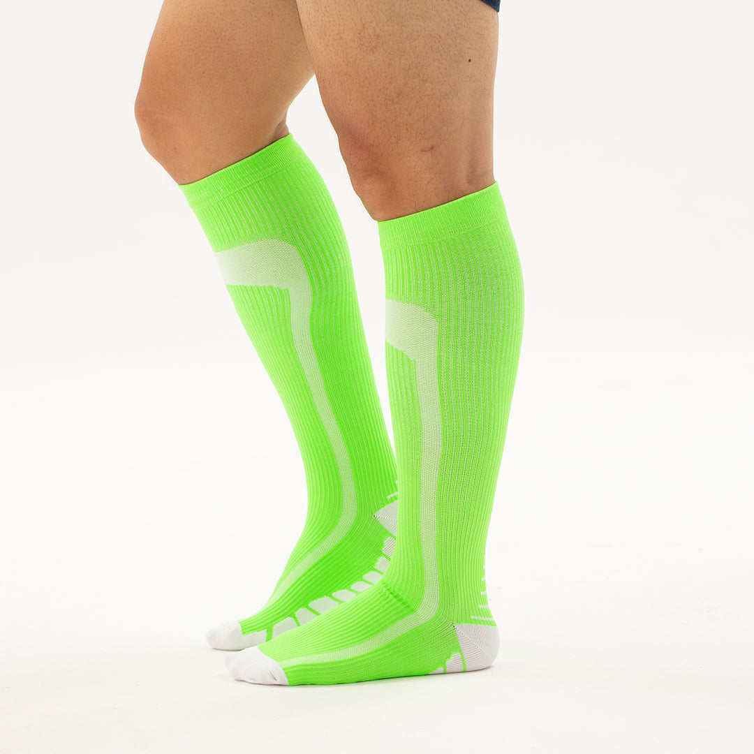 Solid Knee-High Compression Socks