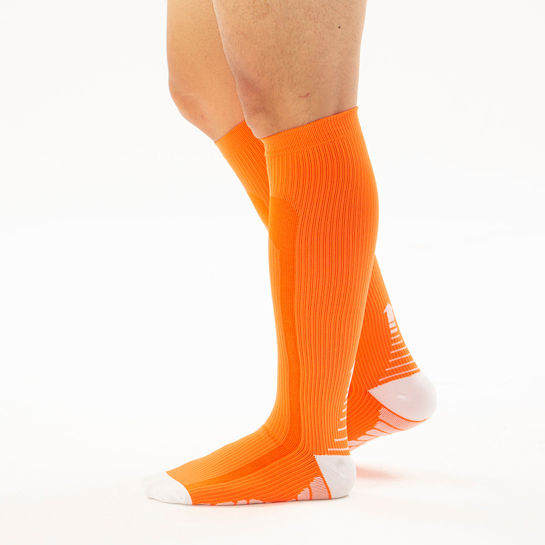 Solid Knee-High Compression Socks