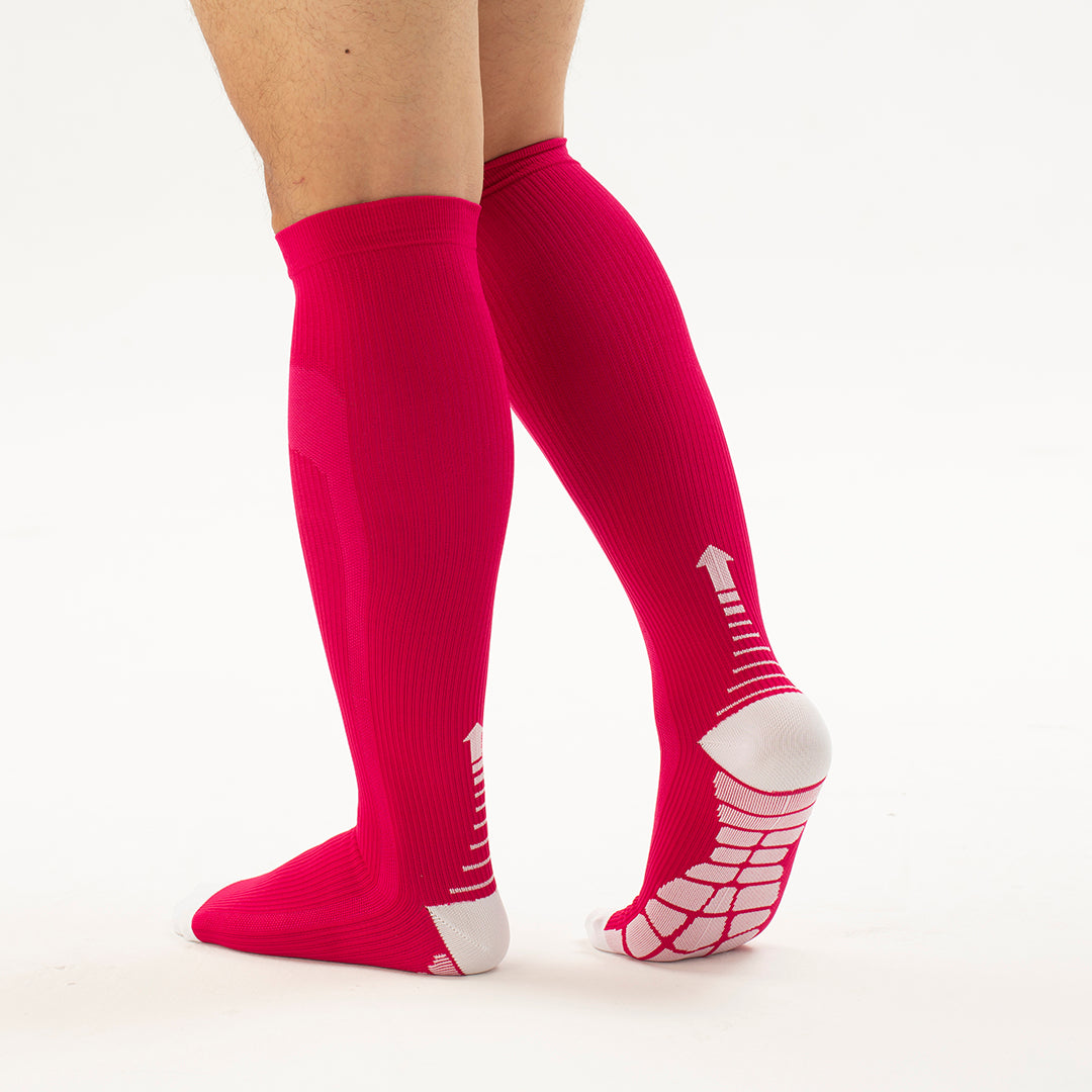 Solid Knee-High Compression Socks