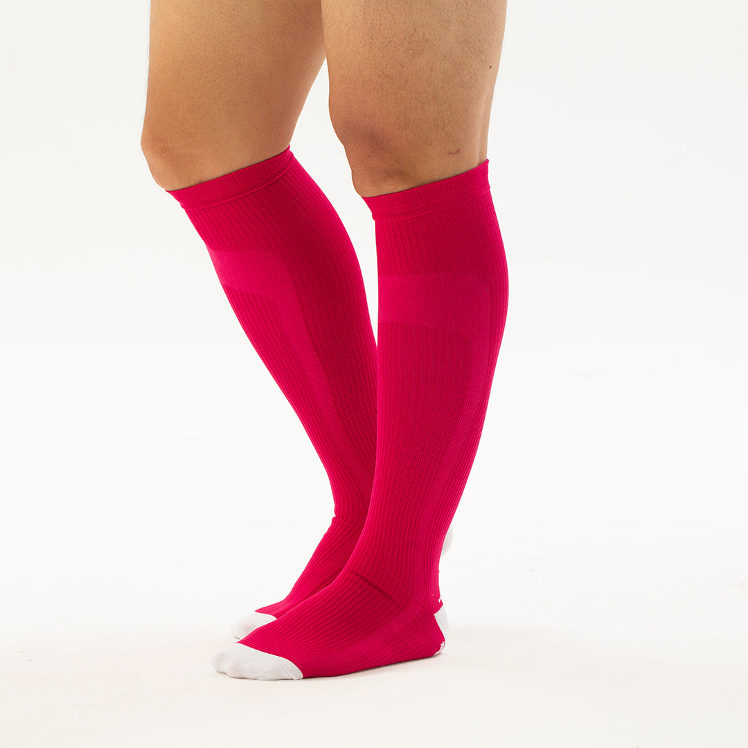 Solid Knee-High Compression Socks