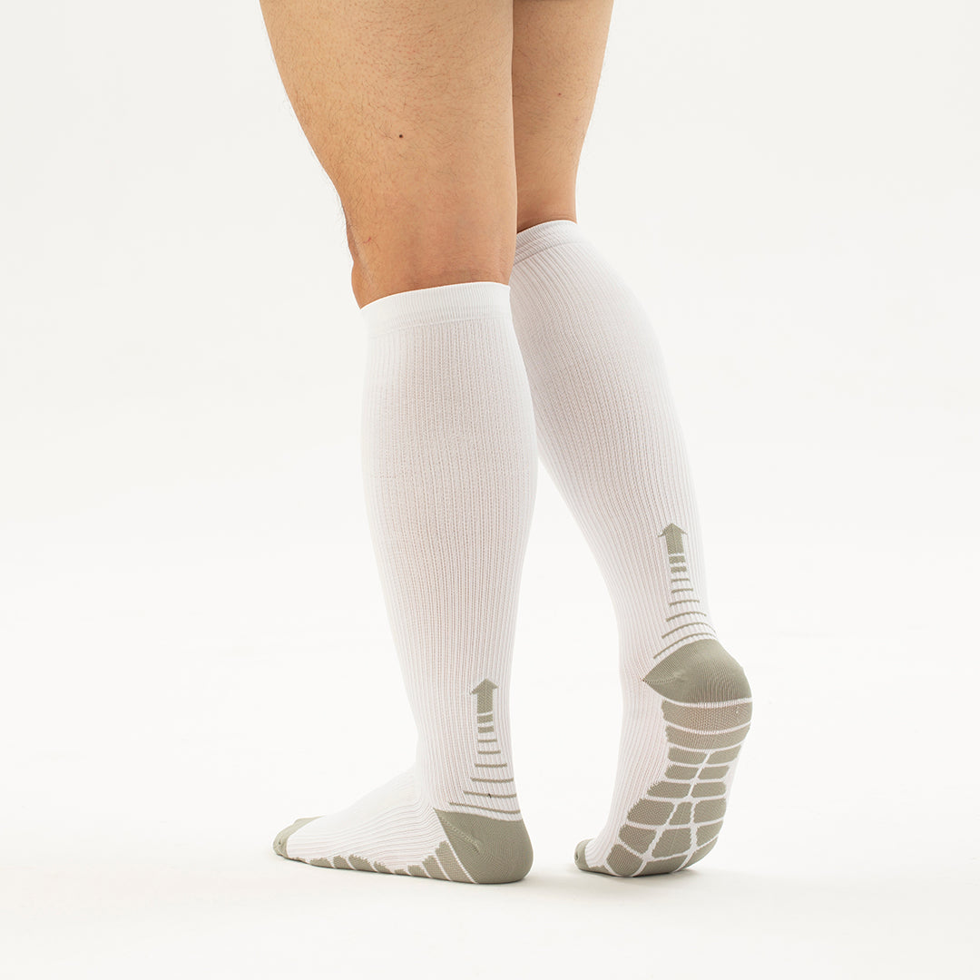 Solid Knee-High Compression Socks