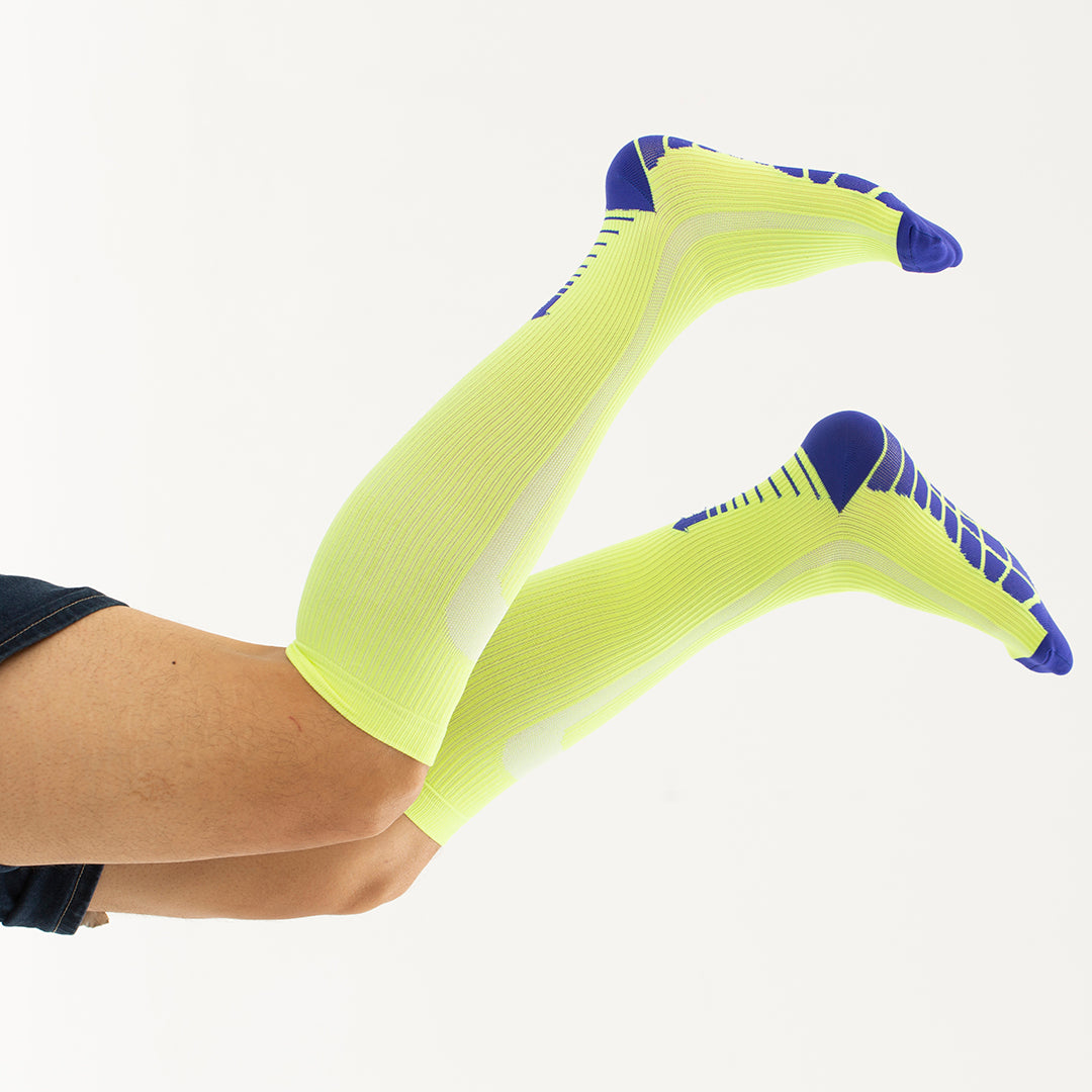 Solid Knee-High Compression Socks