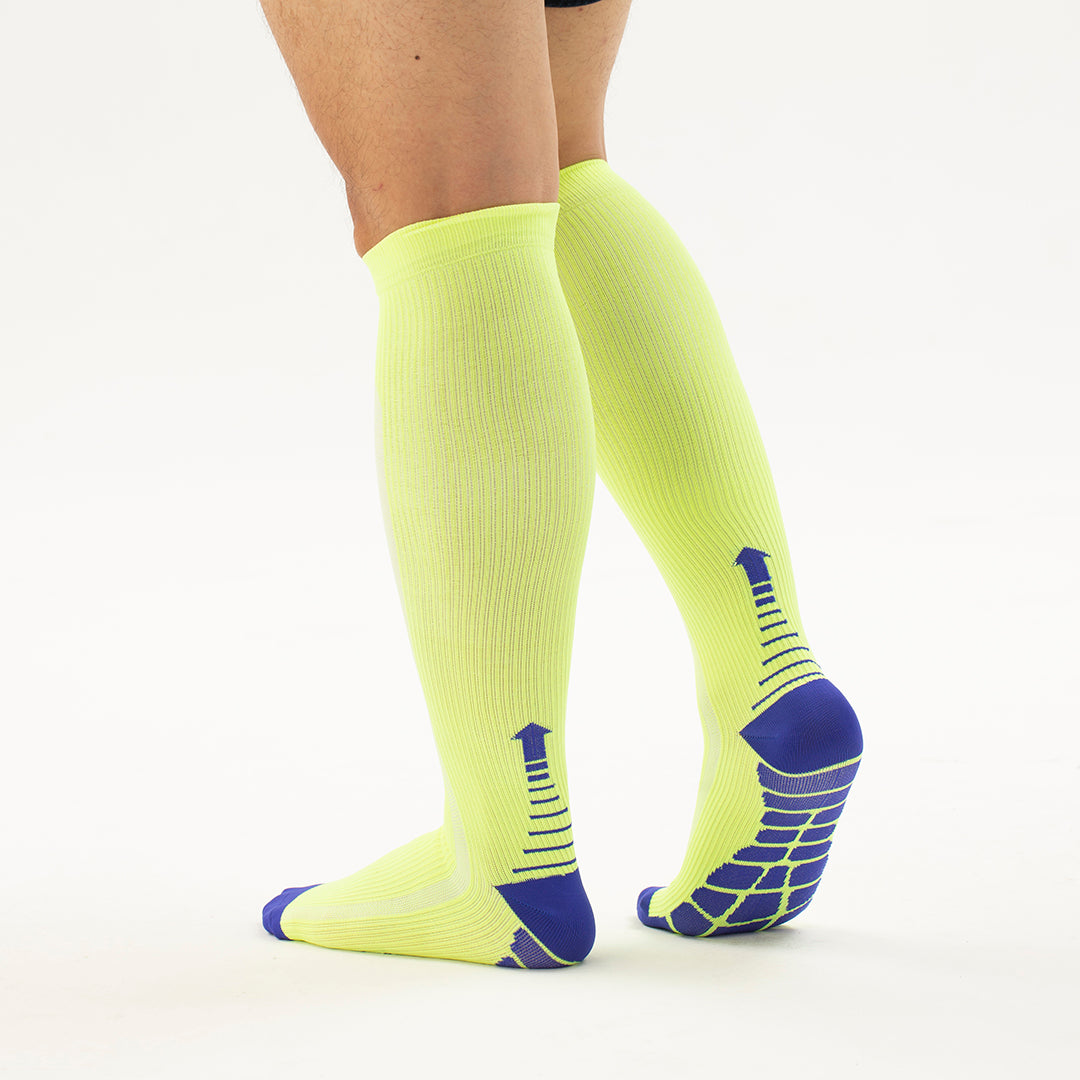 Solid Knee-High Compression Socks