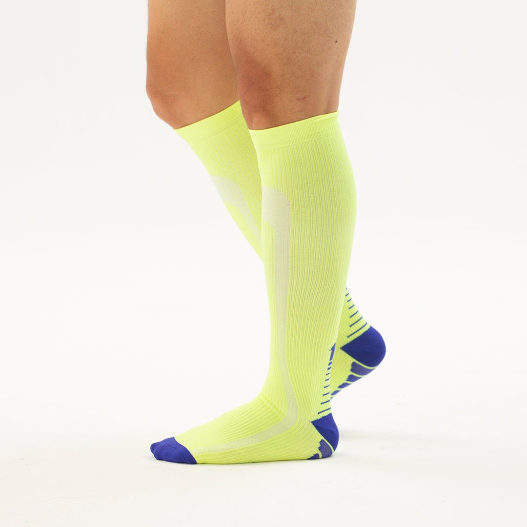 Solid Knee-High Compression Socks