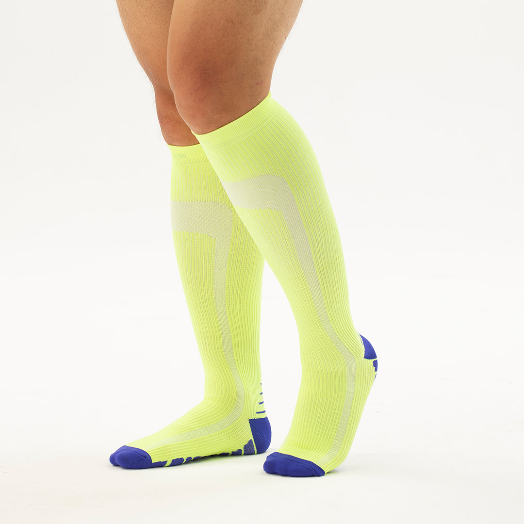 Solid Knee-High Compression Socks