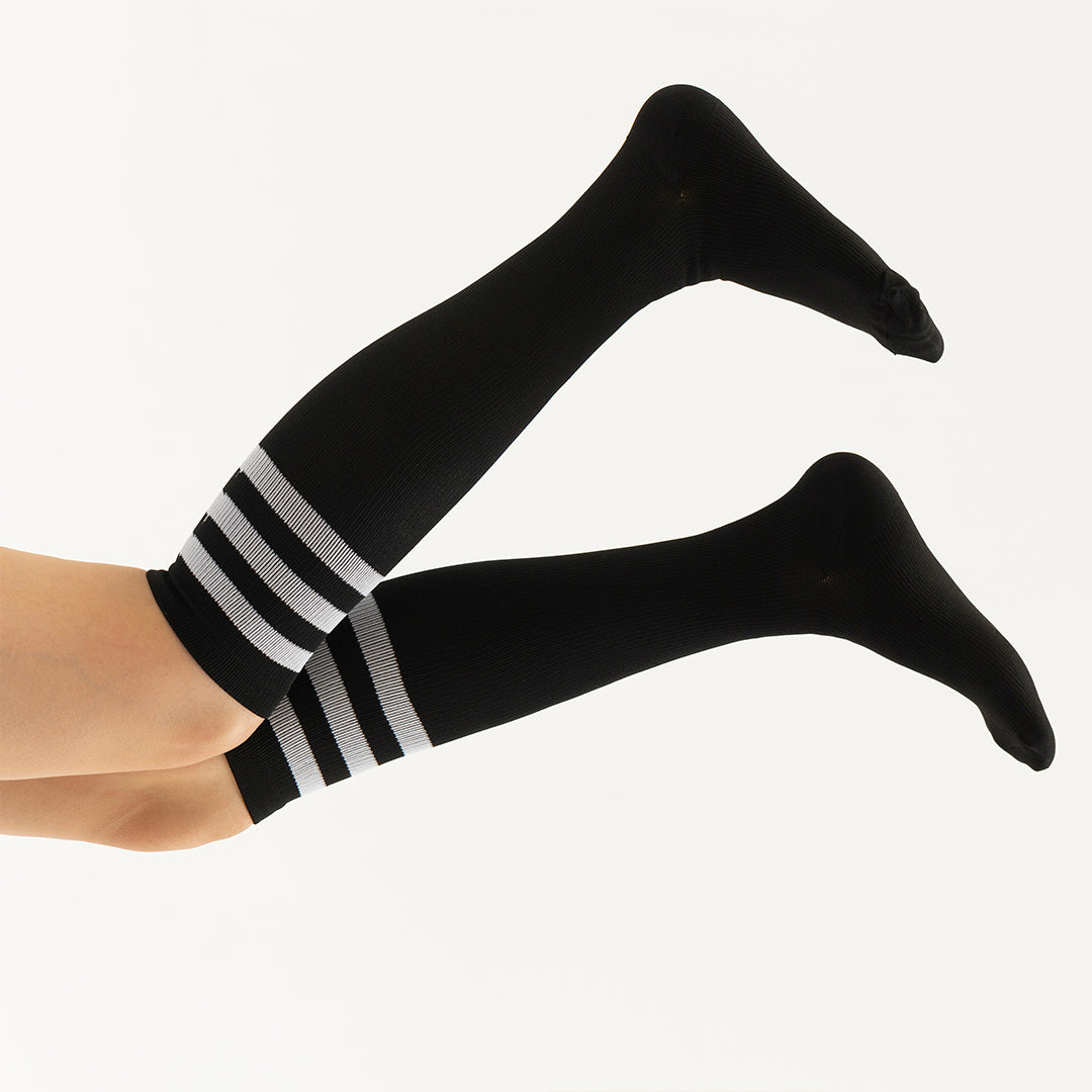 3 Stripe Knee-High Compression Socks