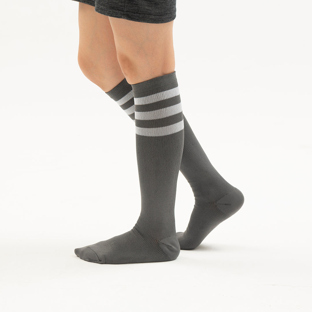 3 Stripe Knee-High Compression Socks