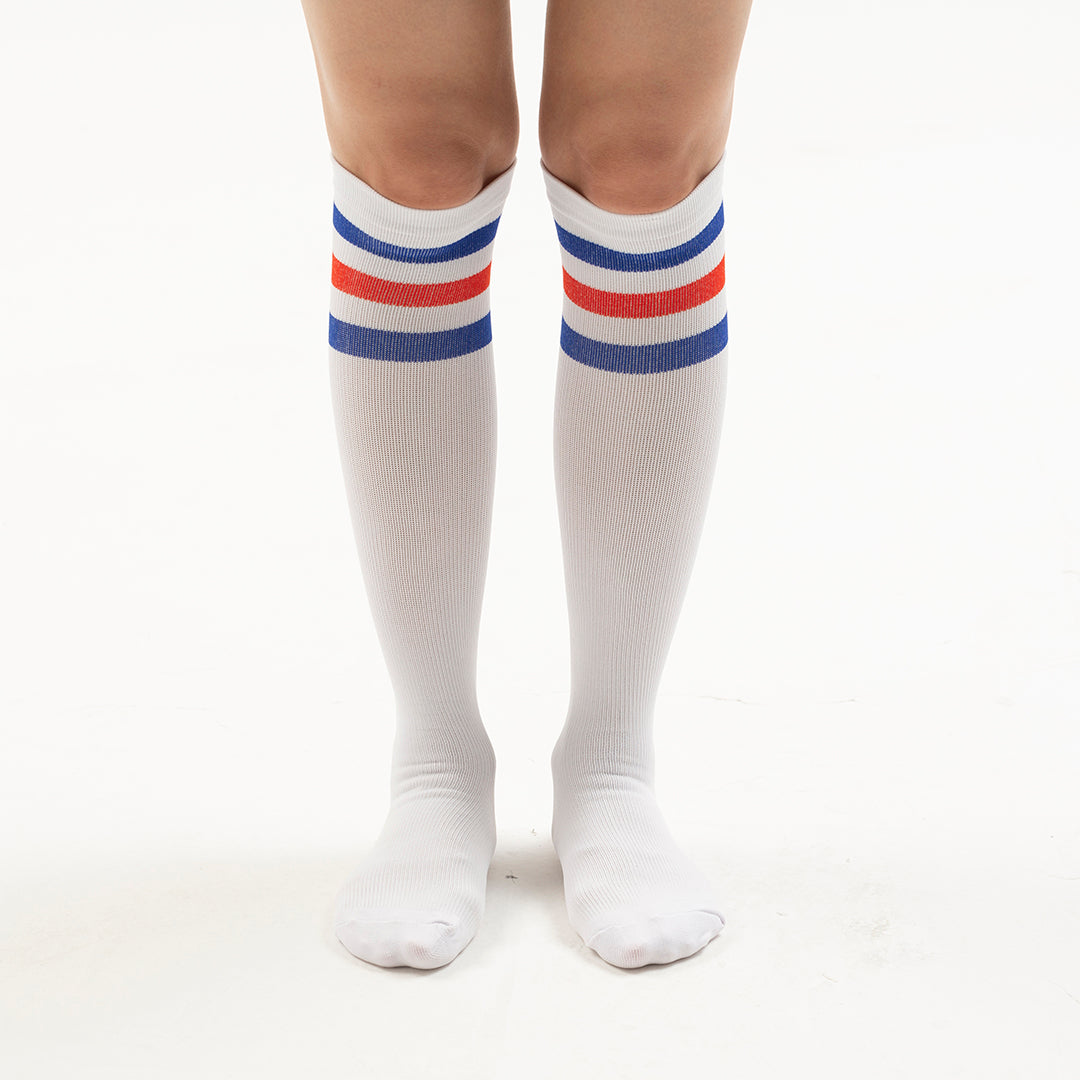 3 Stripe Knee-High Compression Socks