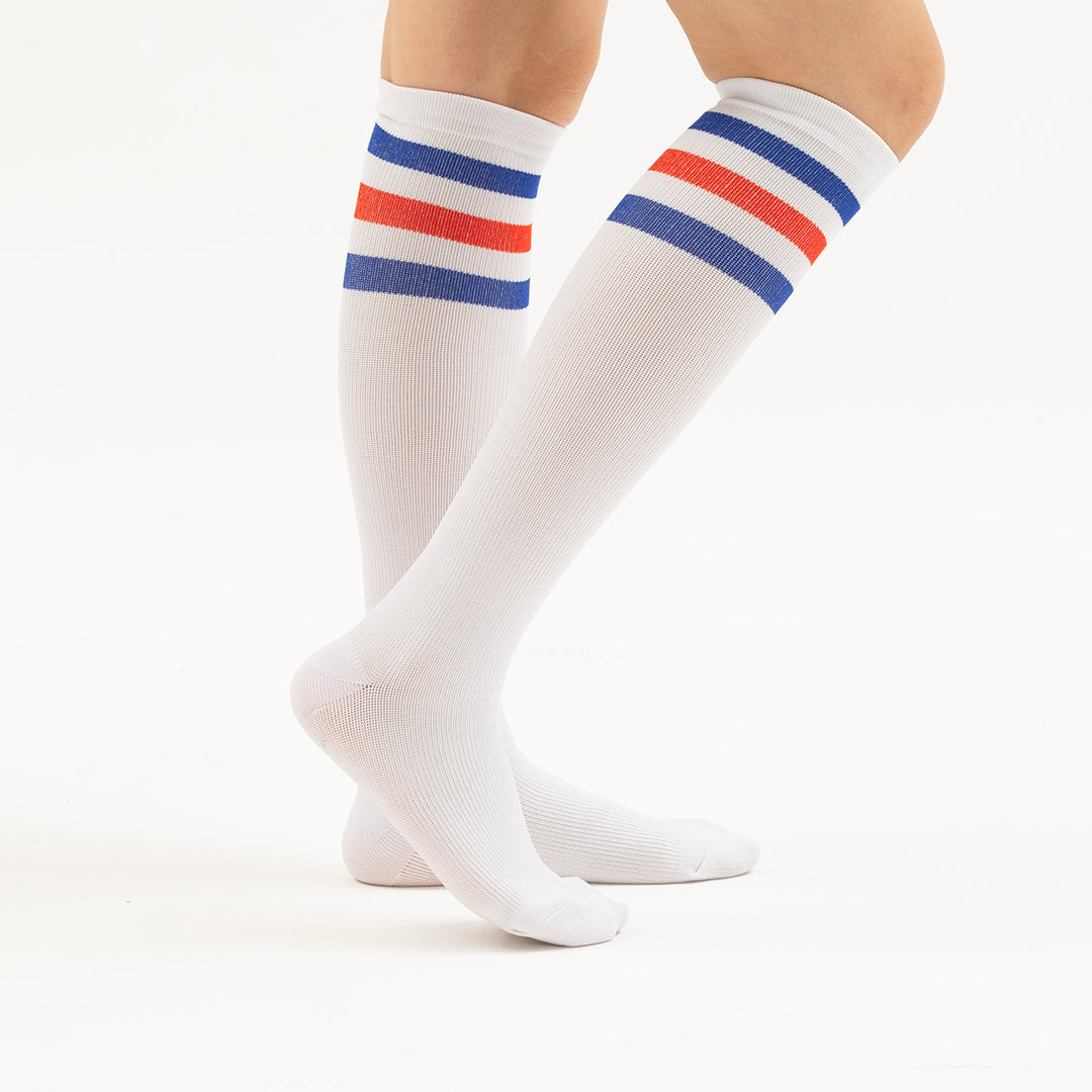 3 Stripe Knee-High Compression Socks